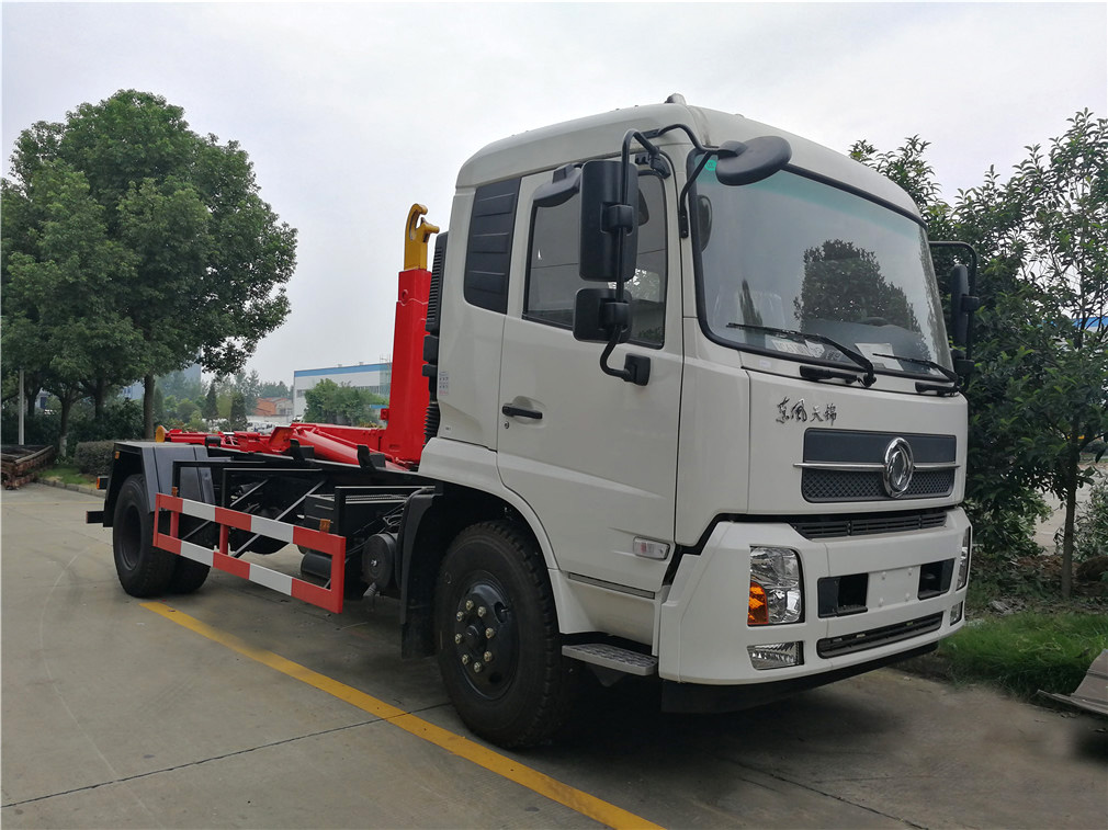 東風天錦12方車廂可卸垃圾車