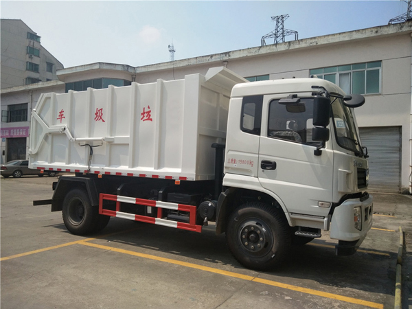 東風專用底盤12方對接垃圾車