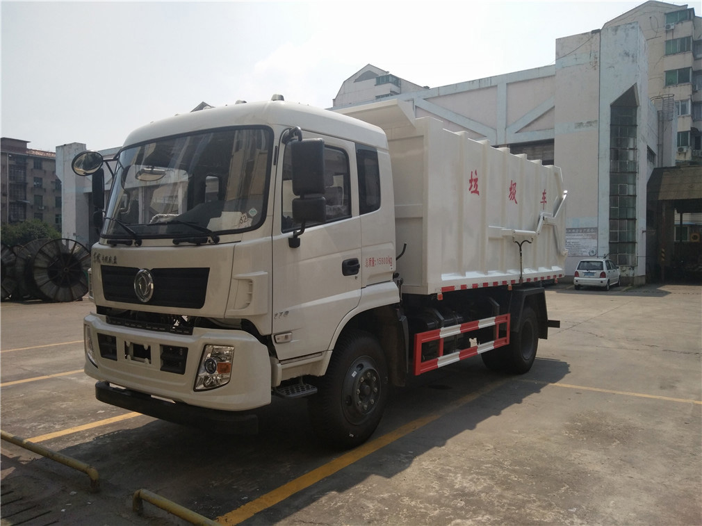 東風專用底盤12方對接垃圾車