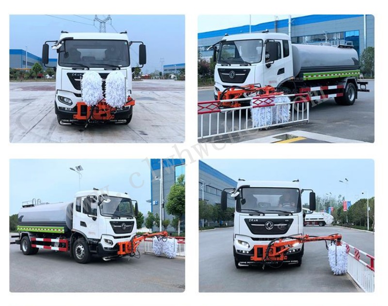 東風天錦護欄清洗車廠家 10方前置護欄清洗車價格 