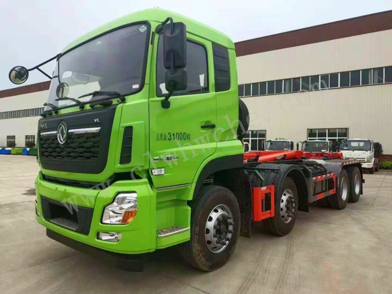 25噸勾臂垃圾車(chē)價(jià)格 東風(fēng)天龍前四后八勾臂垃圾車(chē)廠(chǎng)家 大型勾臂垃圾車(chē)報(bào)價(jià)