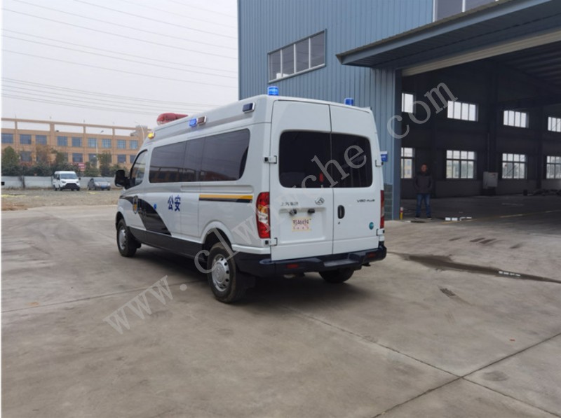 上汽大通V80長軸中頂12座公安囚車