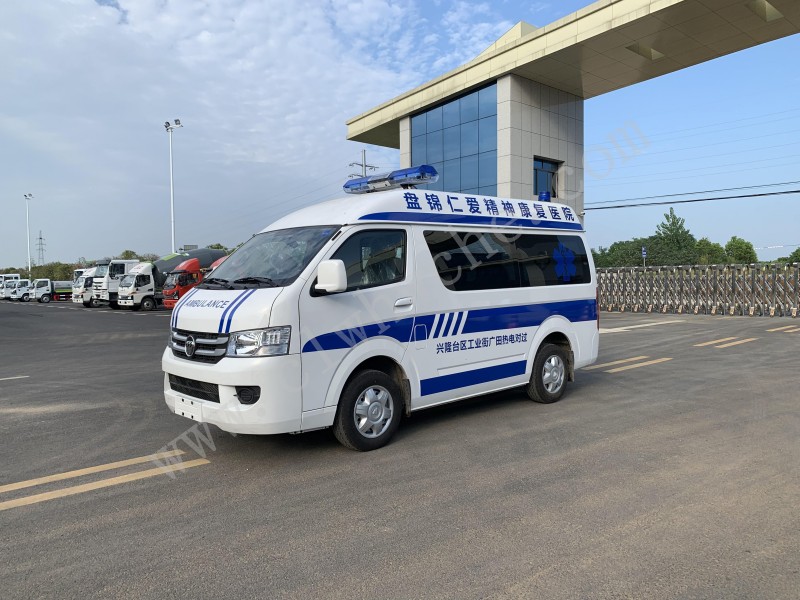 福田G7短軸轉(zhuǎn)運型救護(hù)車