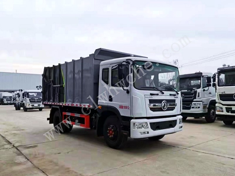 18方壓縮式對接垃圾車 東風D9型18方壓縮式對接垃圾車報價