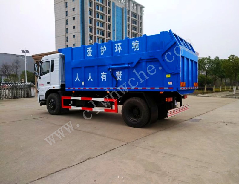 東風D3壓縮式對接垃圾車 16方壓縮式對接垃圾車價格 廠家
