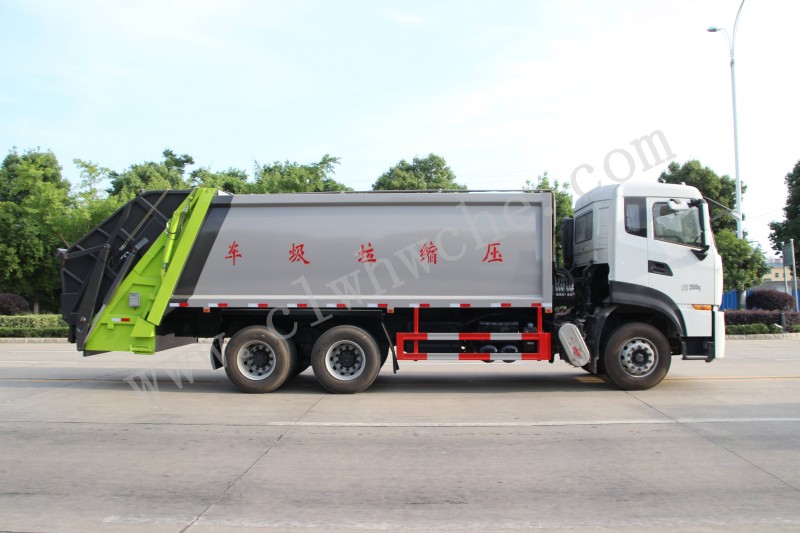 東風天龍18方壓縮式垃圾車