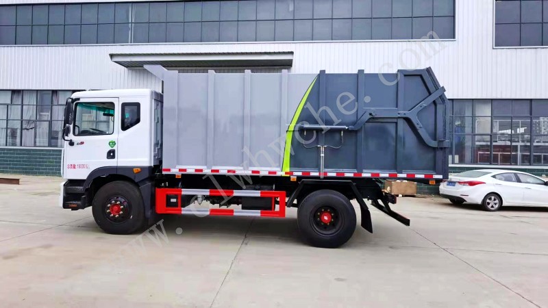 18方壓縮式對接垃圾車 東風D9型18方壓縮式對接垃圾車報價