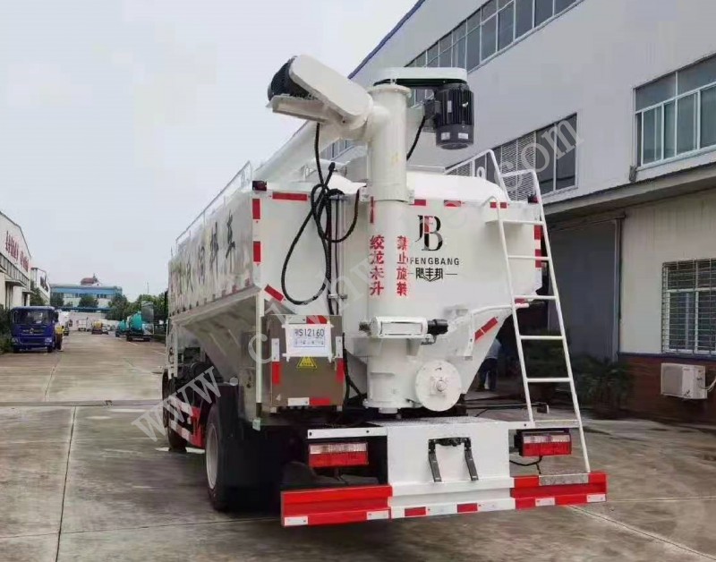 東風福瑞卡12方散裝飼料運輸車   國六豬飼料運輸車價格  廠家報價