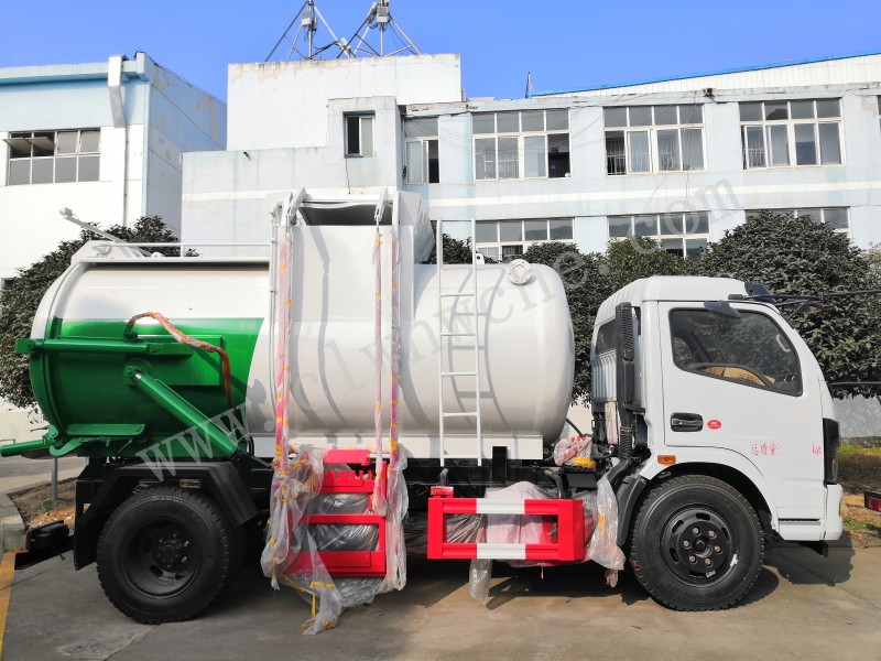 5方餐廚垃圾車  東風小多利卡5方餐廚垃圾車報價