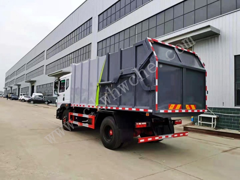 18方壓縮式對接垃圾車 東風D9型18方壓縮式對接垃圾車報價