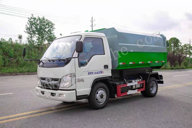 5方掛桶垃圾車價格 福田5方掛桶垃圾車廠家 福田掛桶垃圾車報價