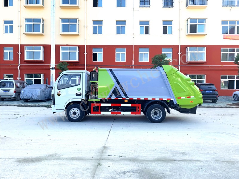 東風(fēng)6方壓縮式垃圾車廠家 6方壓縮式垃圾車價格 多利卡壓縮垃圾車報價 